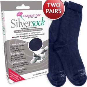 Silversock Children Blue Twopack