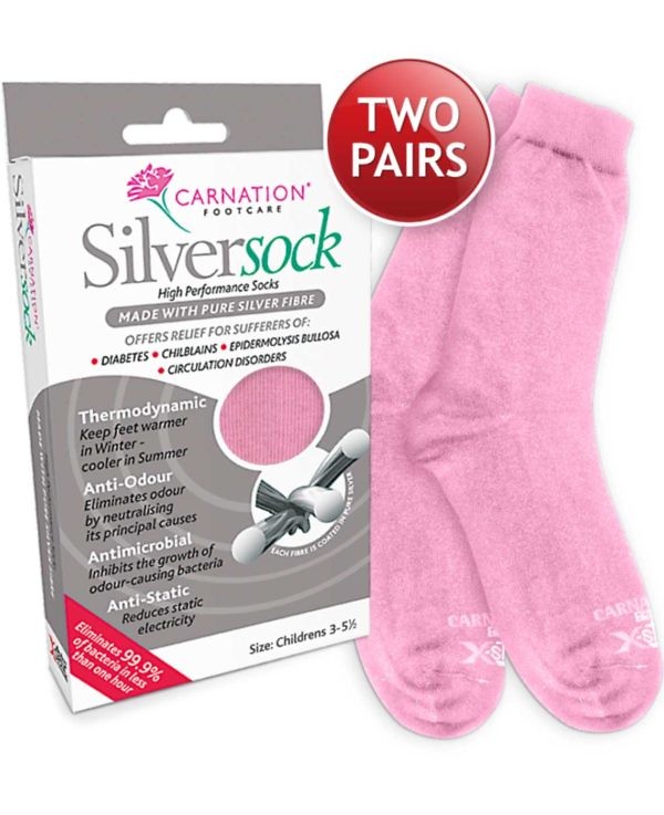 Silversock Children Pink Twopack