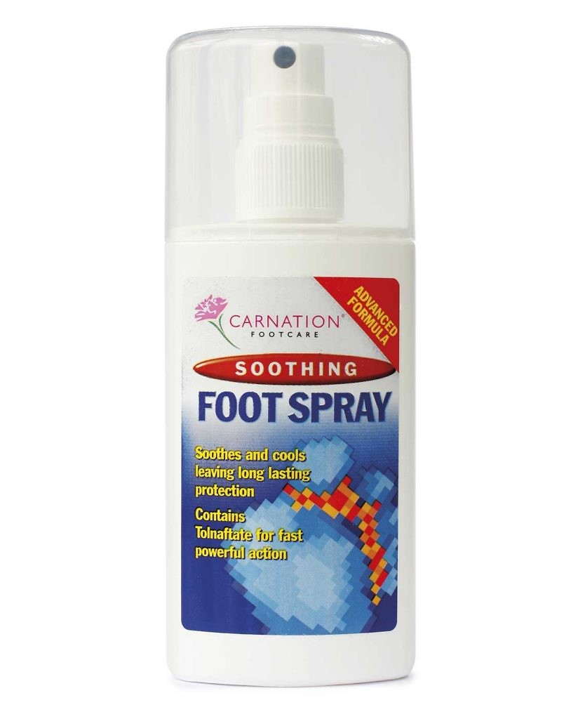travel foot spray