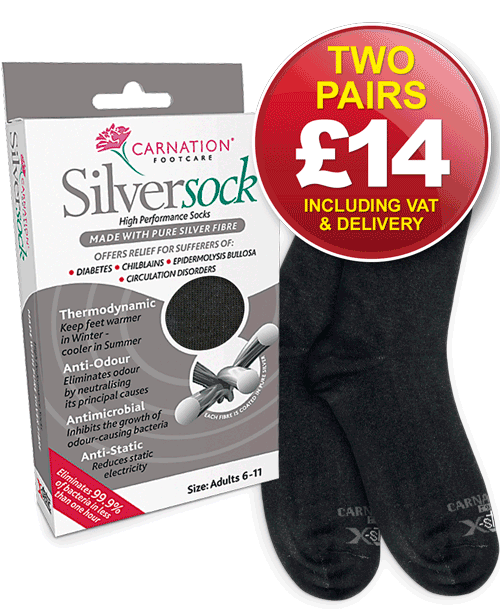 Silversock Adult Black Twopack Featured £14